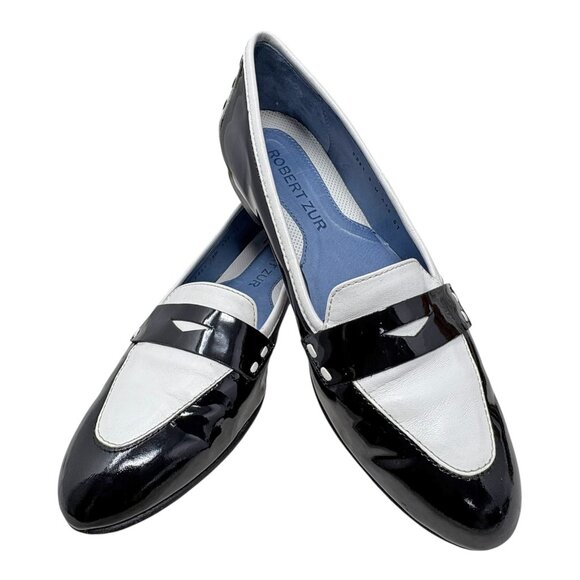 Robert Zu  Color Black Classic Penny Loafers - Picture 1 of 10